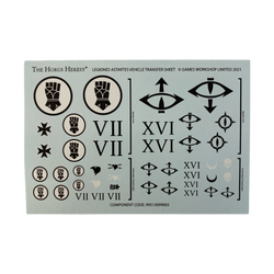 legiones astartes vehicle decal transfer sheet