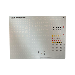 cadian decal transfer sheet