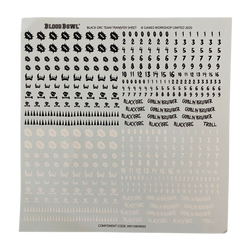 black orc team decal transfer sheet